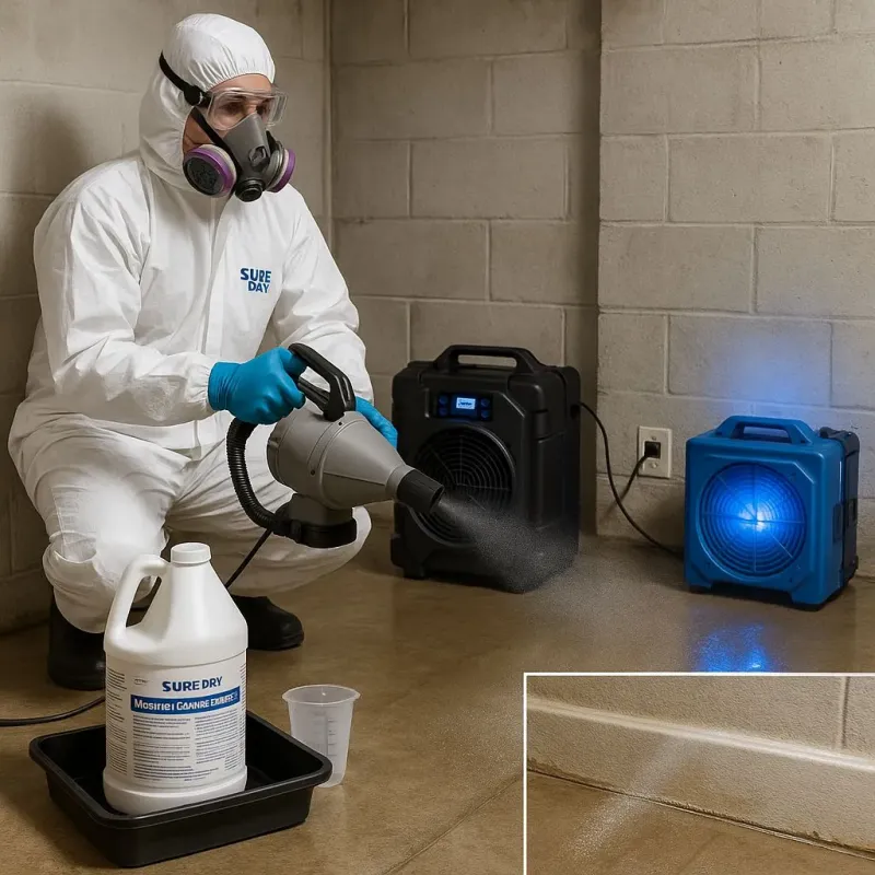 Sanitization and Odor Removal process in South Gate Ridge, FL
